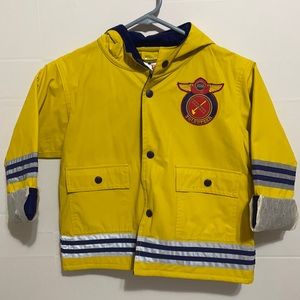 Wippette Waterproof outer shell & fleece lining size 3 yellow fireman emblem